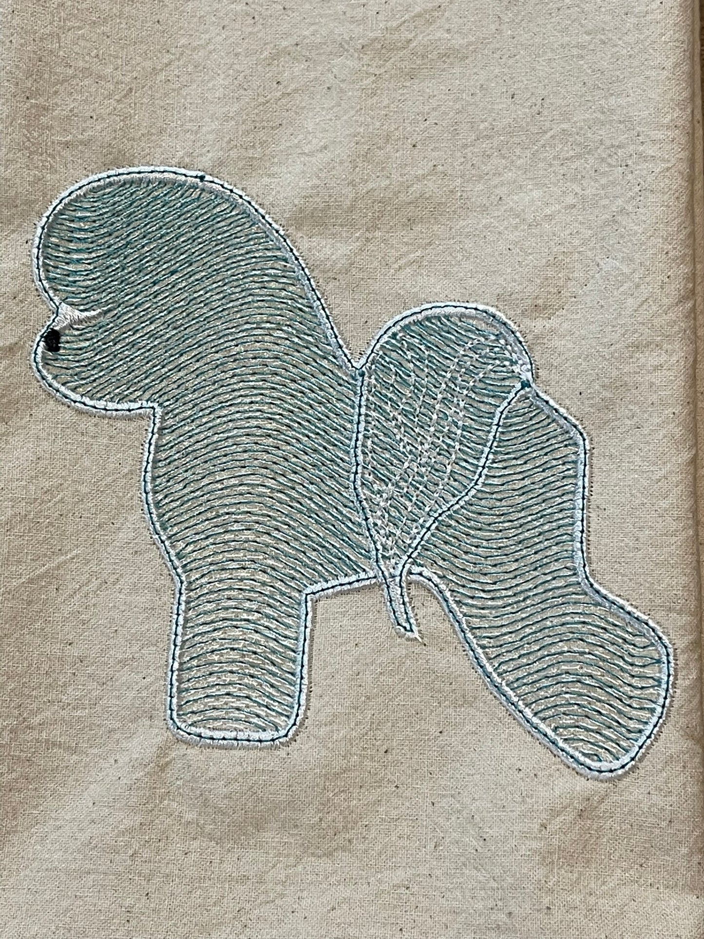 Bichon Frise Tea Towel