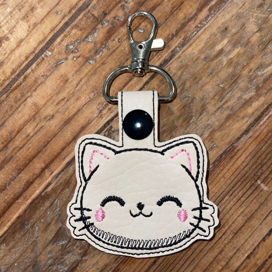 Cat Face Key Fob