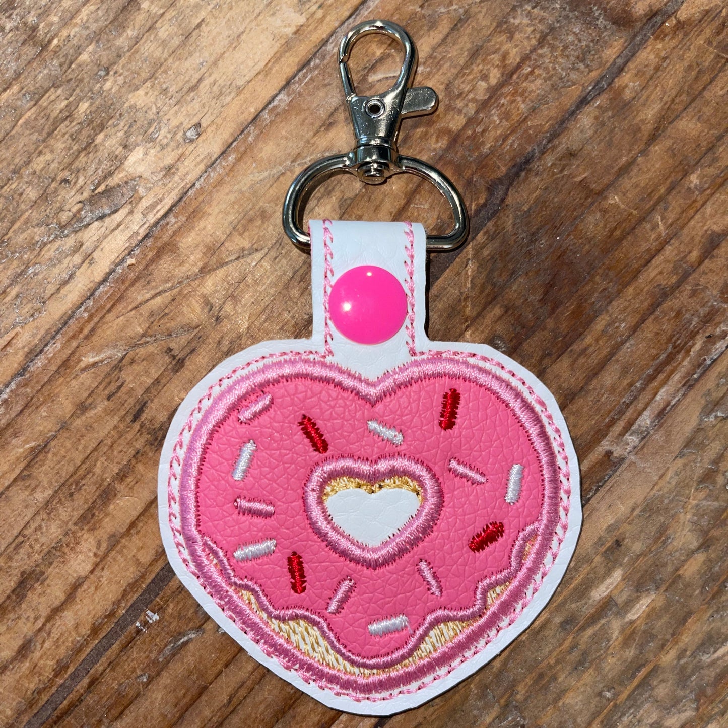 Heart Donut Key Fob